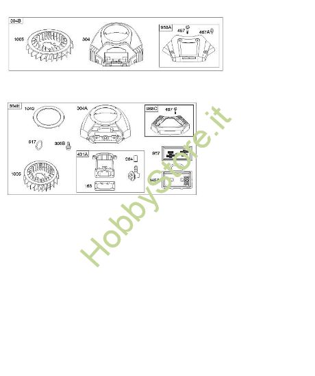 B - Scatola filtro aria, filtro aria, set guarnizioni valvola B&S - 40 €¦ 407777-0117-E1 brand Stihl